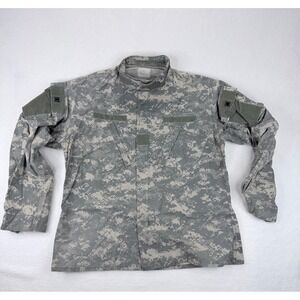 UNICOR Army Combat Uniform ACU‎ Coat Digital Camo UCP Ripstop Large Long Jacket